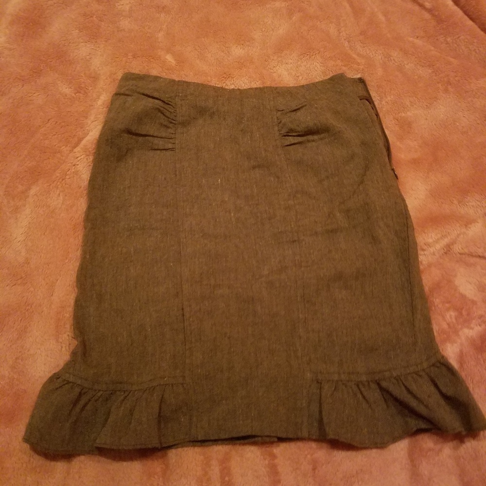 Bebe brown pencil skirt size 0